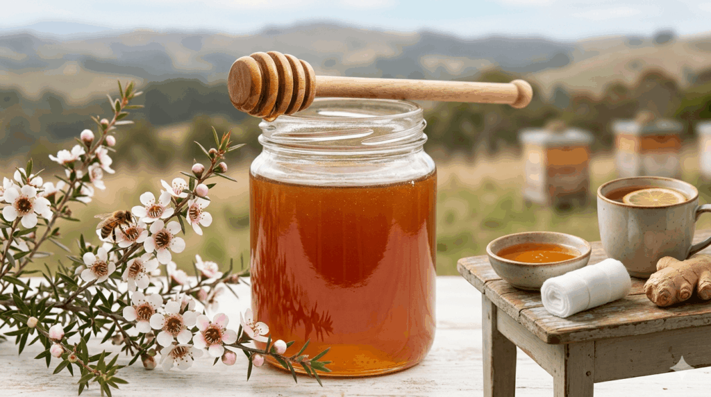 Naturheilkraft Die therapeutischen Eigenschaften von Manuka-Honig