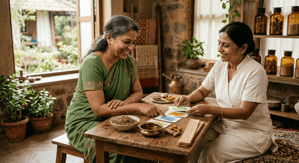 Ayurveda Doshas bestimmen Welcher Typ bist du & wie findest du die Balance 2026